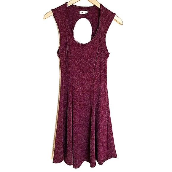 Urban Outfitters Sleeveless Maroon Dress Small STRETCHY - Picture 2 of 11